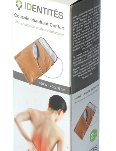 coussin chauffant confort