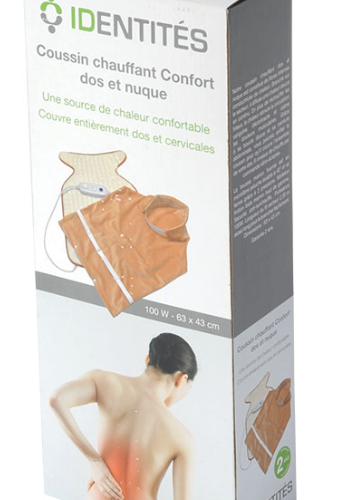 Coussin chauffant dos et nuque
